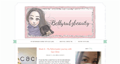 Desktop Screenshot of bellyrubzbeauty.com